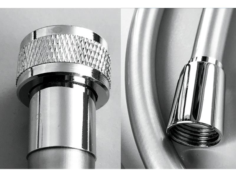 AquaClic Duschbrauseschlauch Flex argento 175 cm