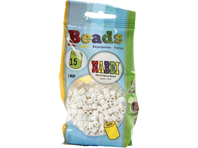 Creativ Company Bügelperlen Nabbi Medium Weiss