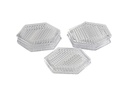 Creativ Company Bügelperlen Platten 7.5 cm Transparent
