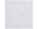 Creativ Company Bügelperlen Platten Quadrat Transparent
