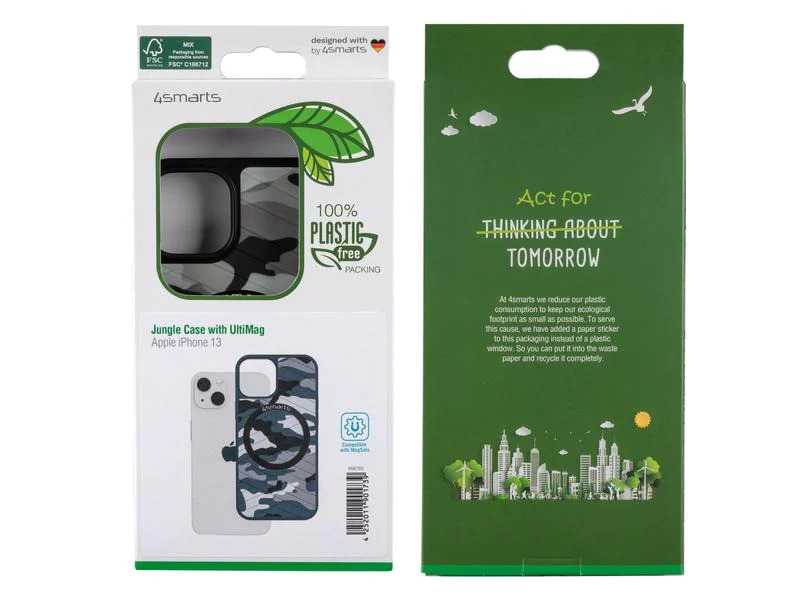4smarts Back Cover Jungle mit UltiMag iPhone 13