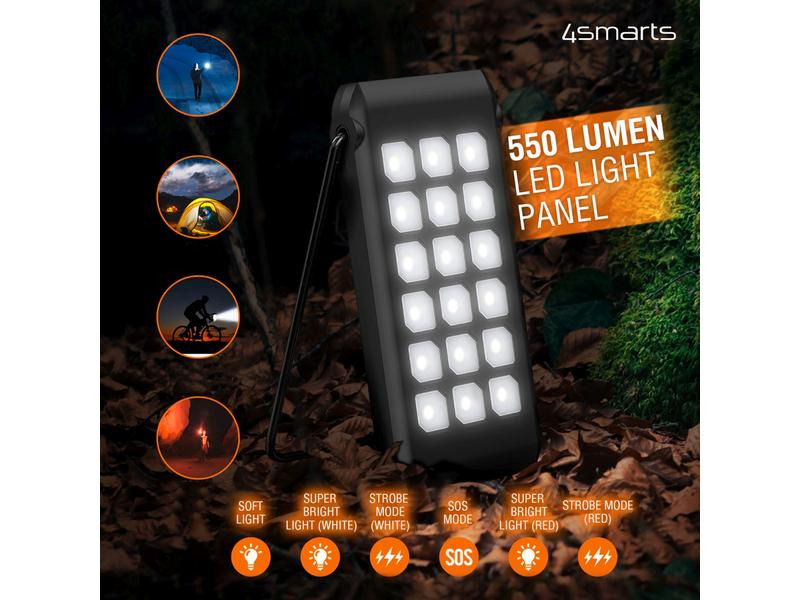 4smarts Solar-Powerbank TitanPack Flex 10.000 mAh