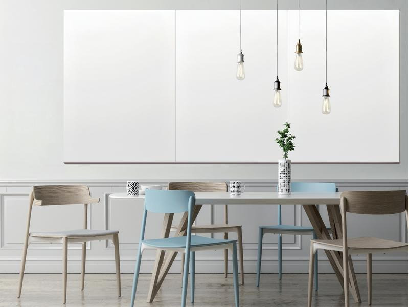 Franken Glassboard 120 cm x 200 cm, Weiss