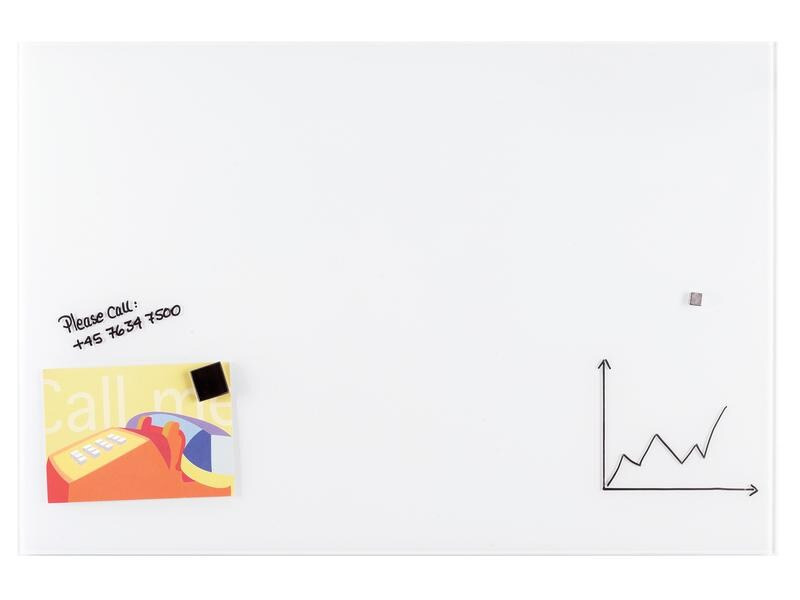 Franken Glassboard 120 cm x 240 cm, Weiss