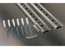 Franken Glassboard 120 cm x 240 cm, Weiss