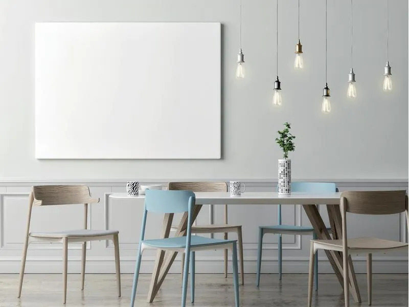 Franken Glassboard 65 cm x 100 cm, Weiss