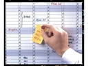 Franken Kalender Jahreskalender Deutsch 90 cm x 120 cm, Weiss