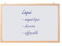 Franken Magnettafel Memoboard 60 cm x 100 cm, Weiss