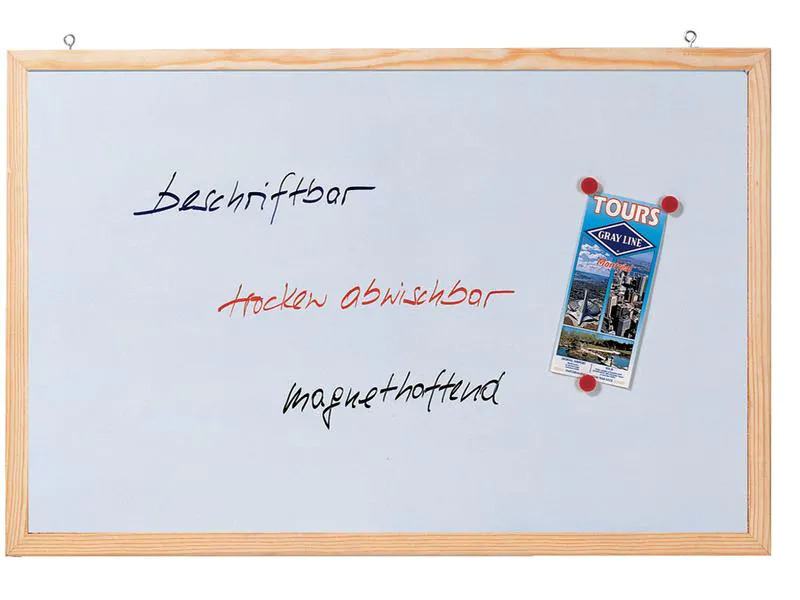 Franken Magnettafel Memoboard 60 cm x 100 cm, Weiss