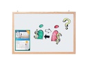 Franken Magnettafel Memoboard 60 cm x 100 cm, Weiss
