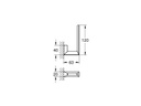 GROHE Toilettenpapierhalter Selection Cube Chrom