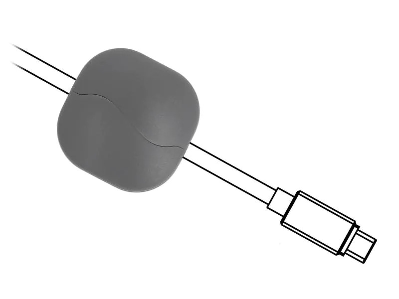 Delock Kabel-Clip 5 mm, 3x2 Stück, weiss, grau, schwarz