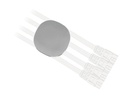 Delock Kabelhalter 14 x 25 mm, 3 Stück mit 4 Durchführungen