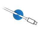 Delock Kabelhalter 3 mm, 5x2 Stück, farbig, 1 Durchführung