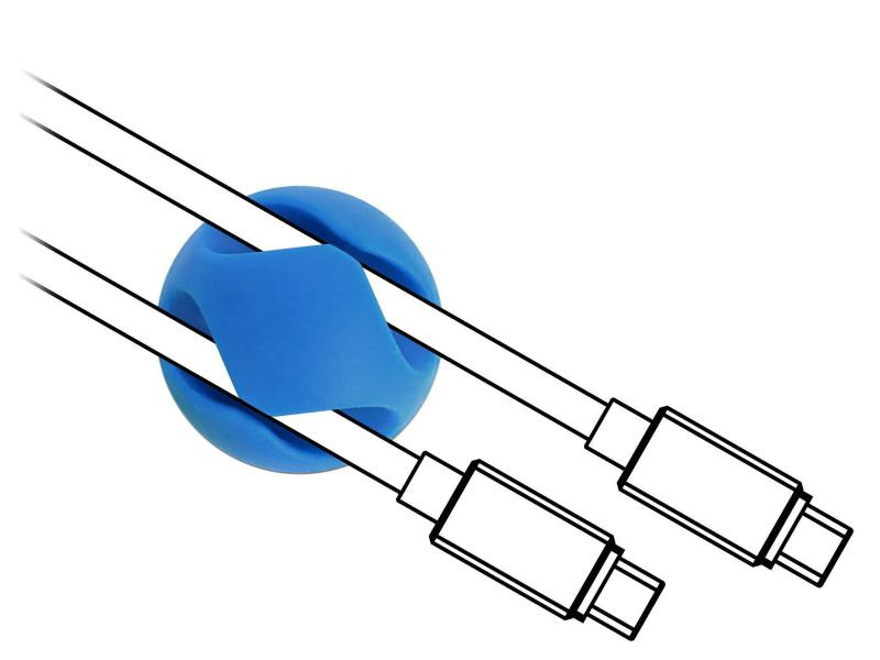 Delock Kabelhalter 4 mm, 5x2 Stück, farbig, 2 Durchführungen