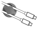 Delock Kabelhalter 6 mm, 2x3 Stück, weiss, grau, 2 Durchführungen