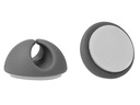 Delock Kabelhalter 6,5 mm 2x3 Stück, grau&amp;weiss