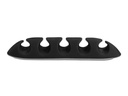 Delock Kabelhalter 66mm, für 5 Kabel, selbstklebend 6 Stück