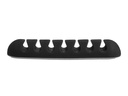 Delock Kabelhalter 82mm, für 7 Kabel, selbstklebend 6 Stück