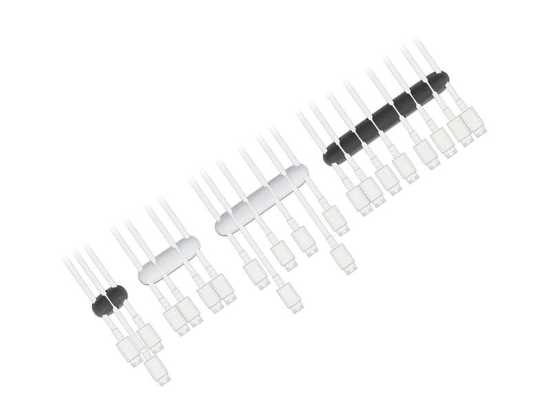 Delock Kabelhalter Kombi Set 4 Stück