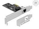 Delock Netzwerkkarte 1x 2.5 Gbps RJ-45 PCI-Express x1