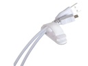 Max Hauri Kabel-Clip Clips 8 Stück, Weiss