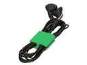 Max Hauri Kabel-Clip Hold 6 Stück, Grün. Rot, Blau