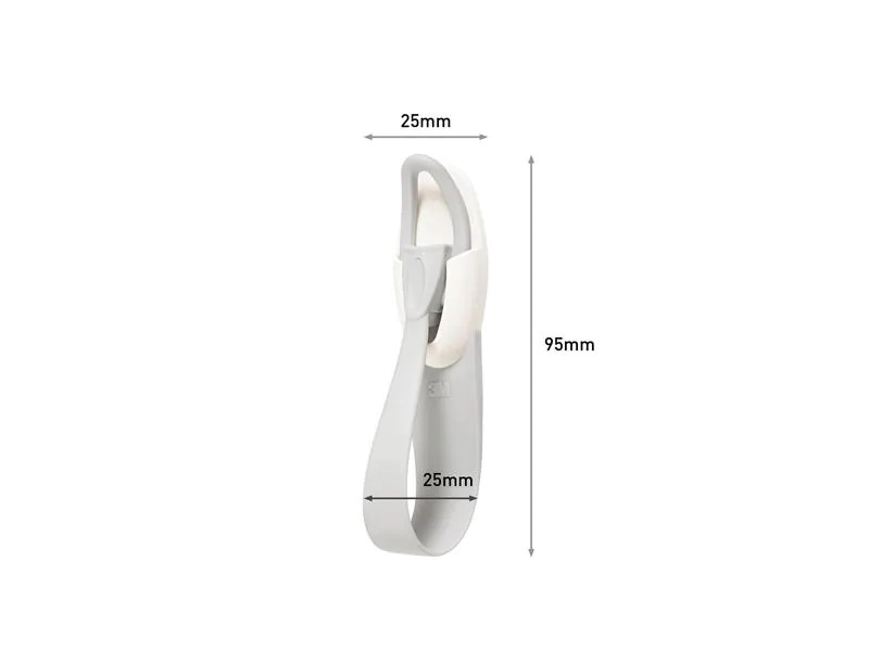 3M Kabelhänger M 5 cm x 2 mm Weiss 5 cm x 2 mm