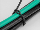 Delock Kabelbinder Schwarz 100 mm x 2.4 mm, 100 Stück