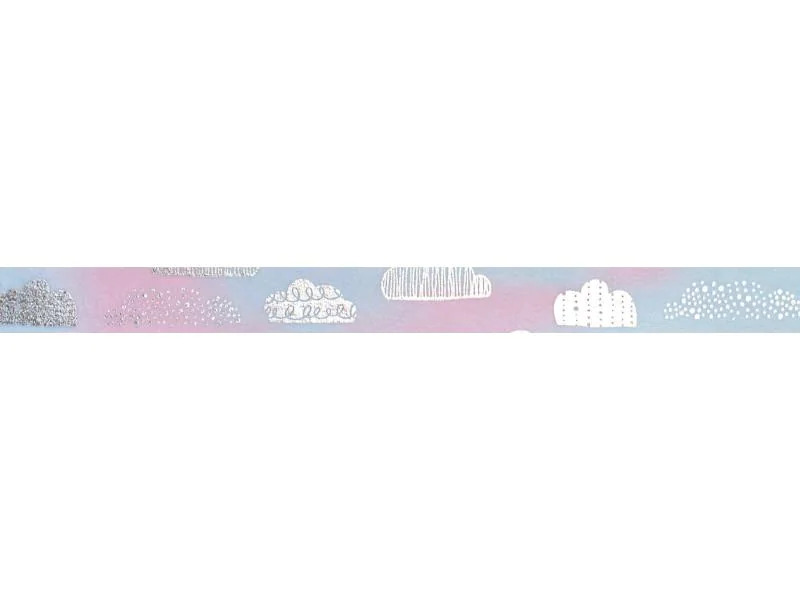 Folia Washi Tape Hotfoil Rainbow 5 Stück