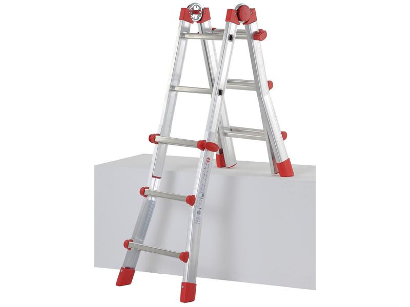 Hailo Teleskopleiter 4 x 3 Sprossen