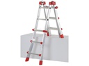 Hailo Teleskopleiter 4 x 3 Sprossen