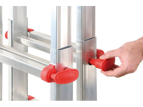 Hailo Teleskopleiter 4 x 3 Sprossen