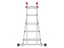 Hailo Teleskopleiter 4 x 5 Sprossen