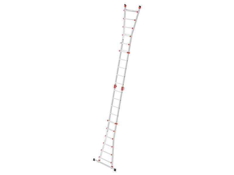 Hailo Teleskopleiter 4 x 6 Sprossen
