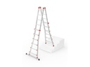 Hailo Teleskopleiter 4 x 6 Sprossen