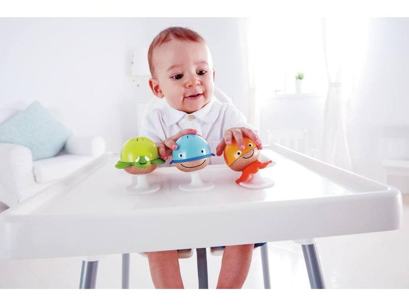 Hape Rassel Saugnapf Rasselset
