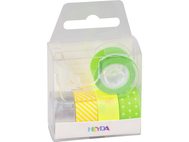 Heyda Washi Tape Neon Akzente Grün
