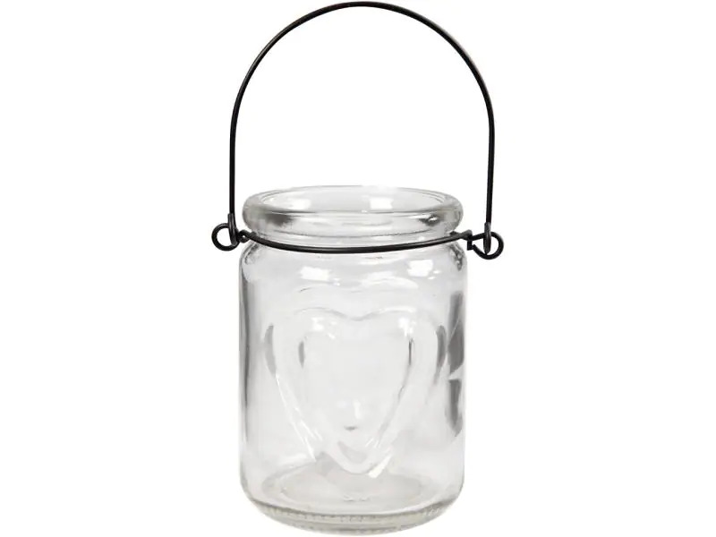 Creativ Company Glasgefäss  Kerze 9.5 x 9 cm 2 Stück