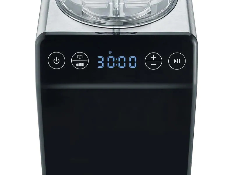 Caso Glacemaschine IM 700 2 l, Schwarz/Silber