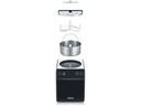 Caso Glacemaschine IM 700 2 l, Schwarz/Silber