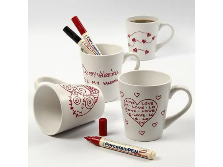 Creativ Company Tasse Weiss