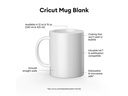 Cricut Tasse Infusible Ink / Mug Press 350 ml, 2 Stück