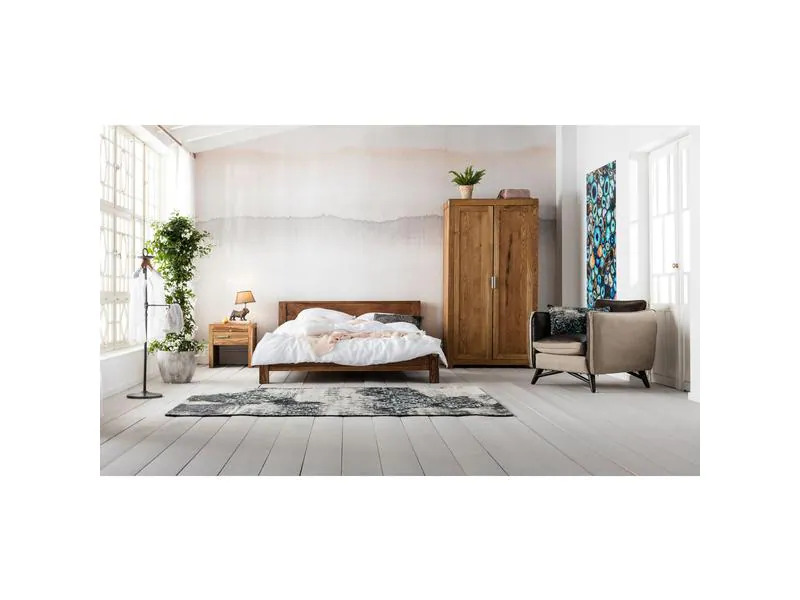 Kare Garderobenständer Cosmopolitan 124 cm, Braun/Schwarz