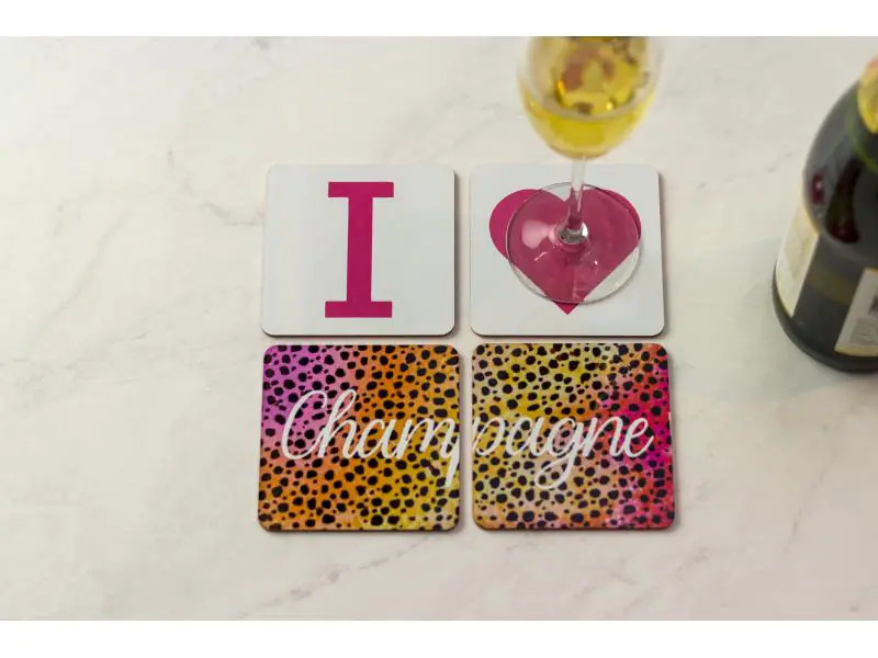 Cricut Untersetzer Infusible Ink Untersetzer, 4 Stück
