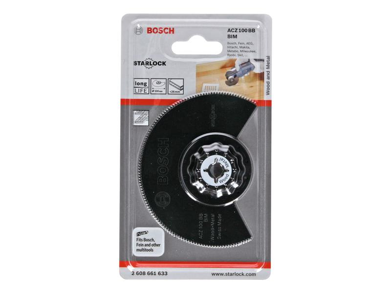 Bosch Professional Segmentsägeblatt ACZ 100 BB Holz &amp; Metall, 100 mm