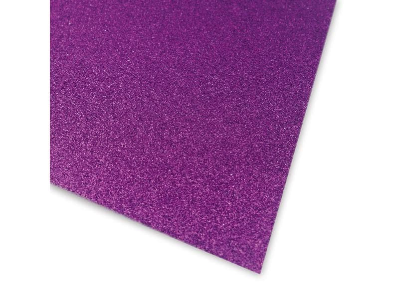 URSUS Glitzerkarton A4, 300 gm2, 10 Blatt, Lila