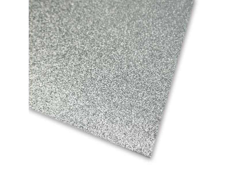 URSUS Glitzerkarton A4, 300 gm2, 10 Blatt, Silber