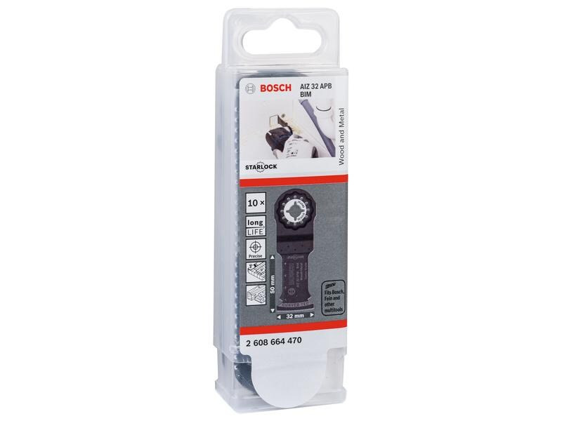 Bosch Professional Tauchsägeblatt AIZ 32 APB 50 x 32 mm, 10 Stück