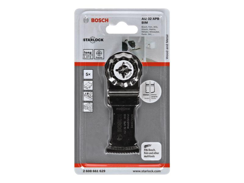 Bosch Professional Tauchsägeblatt AIZ 32 APB, Holz &amp; Metall, 50 x 32 mm